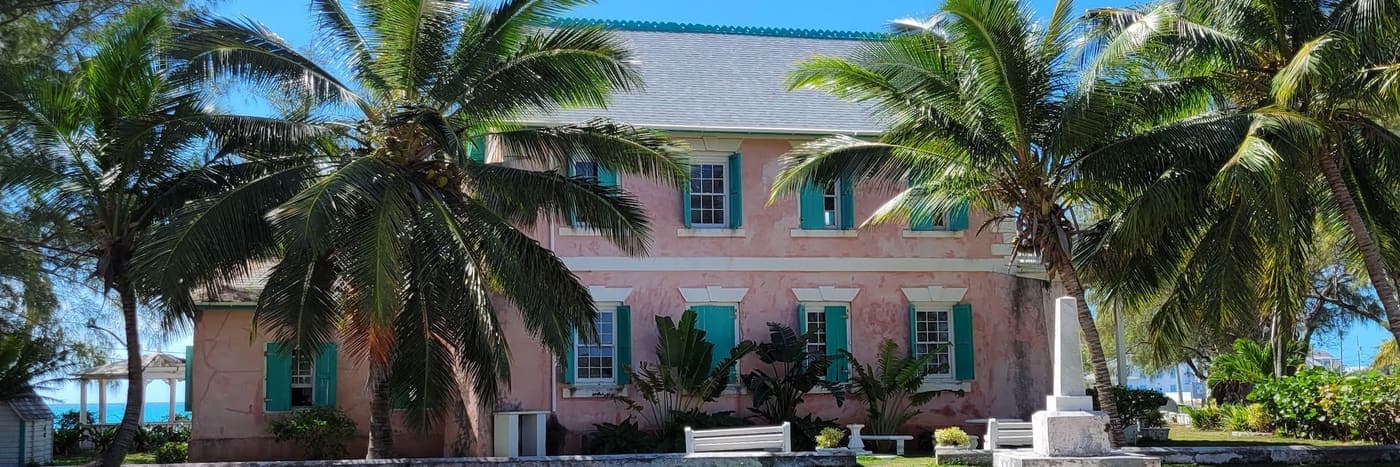 Haynes Library Facade in Governor’s Harbour