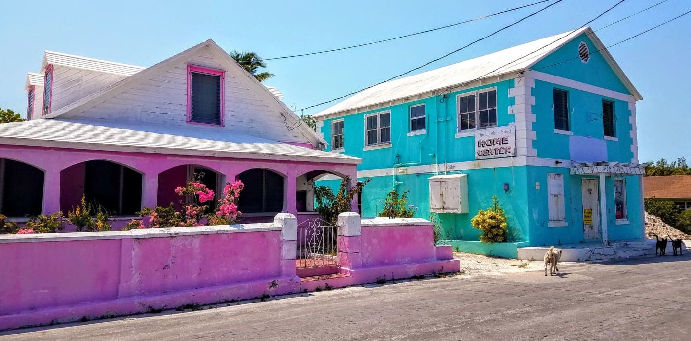 Colorful Rock Sound Street Scene