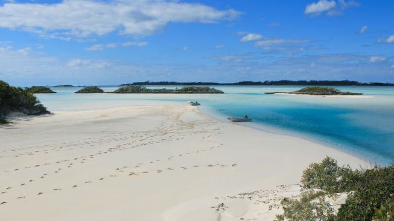 Norman's Cay Beach and Lagoon