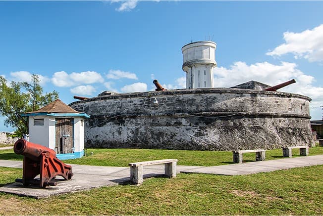 Outside of Fort Fincastle