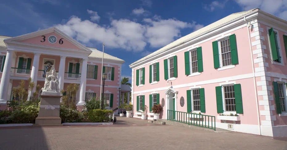 Parliament Square in Nassau Old Town