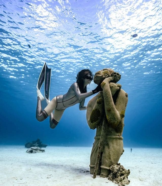 Underwater Sculpture Exploration