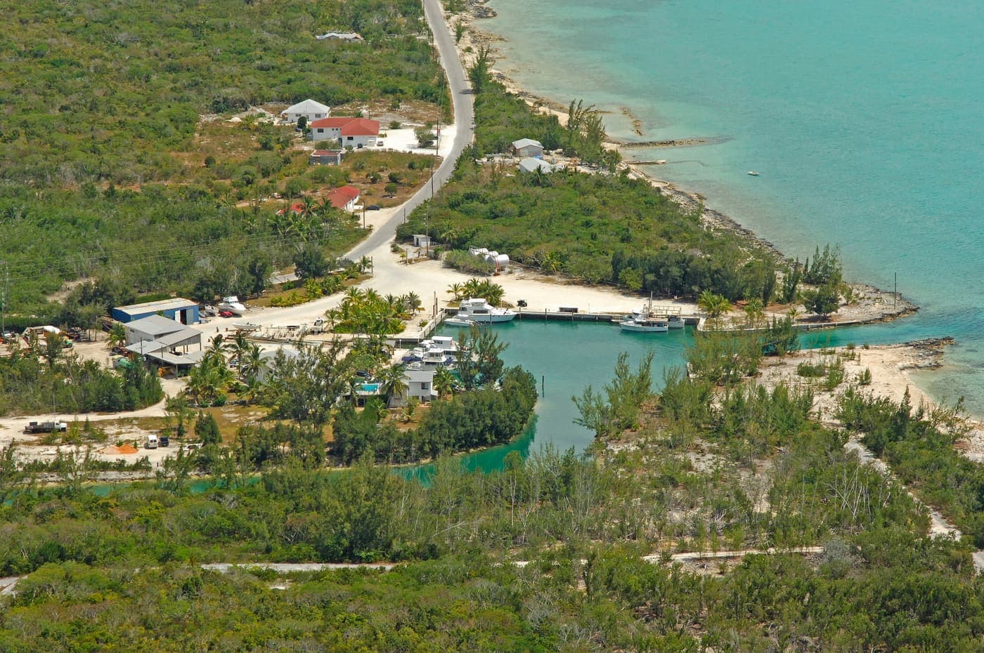 Stella Maris Resort Club & Marina Aerial View