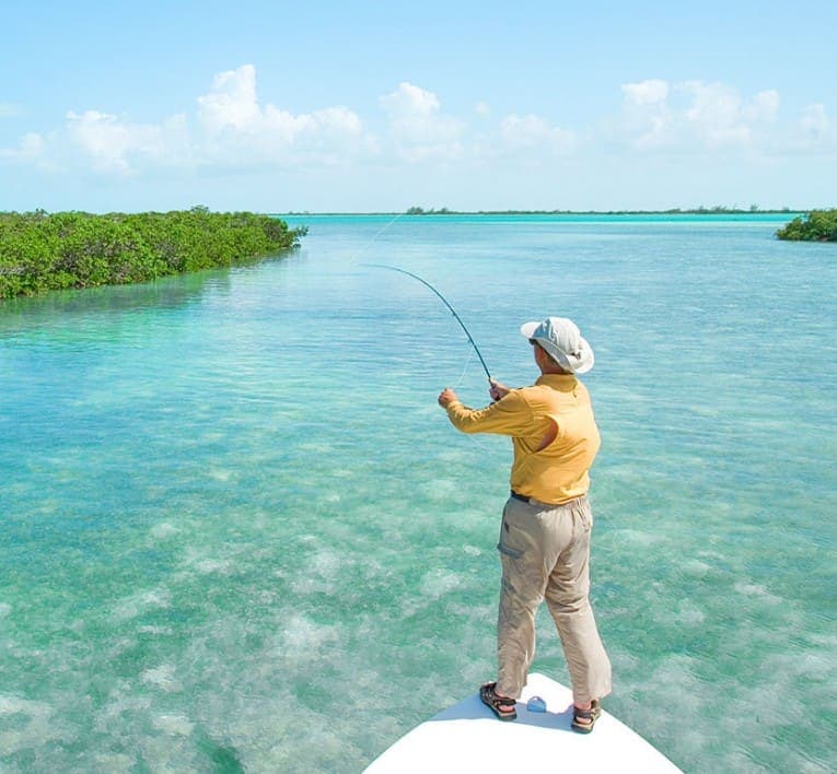 Fly fishing the flats of Acklins