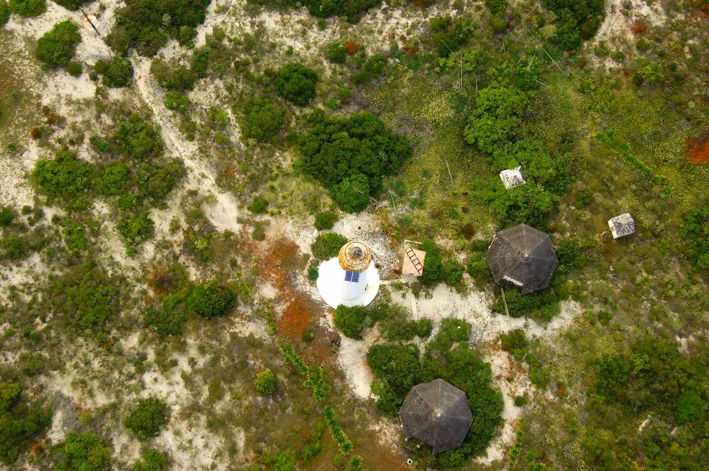 Castle Island Light Lighthouse Aerial View